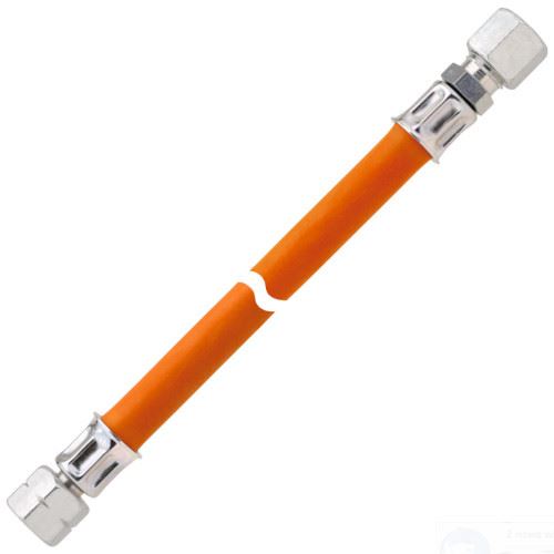 WĄŻ GAZOWY 40 cm GOK 1/4 LH-UEM x 8 10 bar