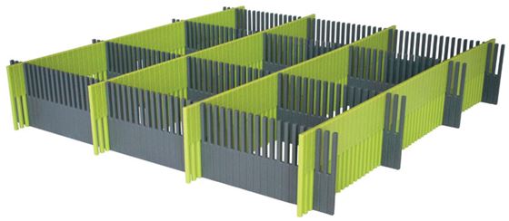 PURVARIO SYSTEM DO SZUFLAD ZIELONE 8 szt.
