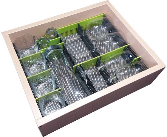 PURVARIO SYSTEM DO SZUFLAD ZIELONE 8 szt.