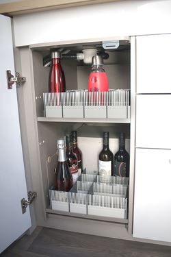 PURVARIO SYSTEM DO SZUFLAD SZARE 8 szt.