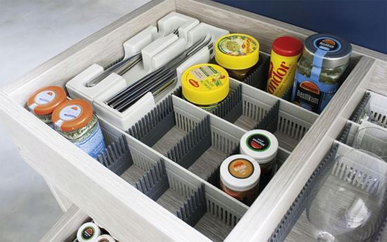 PURVARIO SYSTEM ORGANIZER NA SZTUĆCE 4 CZĘŚCI