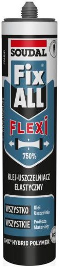 USZCZELNIACZ SOUDAL FIXALL 290 ml CZARNY