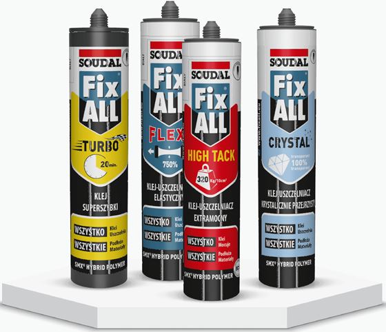 USZCZELNIACZ SOUDAL FIXALL 290 ml CZARNY