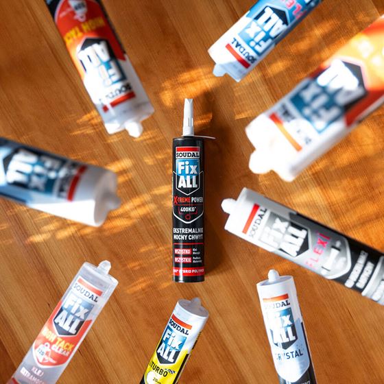 USZCZELNIACZ SOUDAL FIXALL 290 ml CZARNY