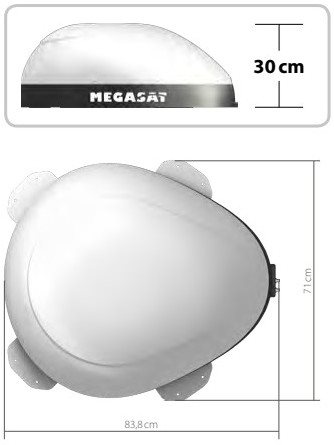 ANTENA SAT.MEGASAT CAMPINGMAN KOMPAKT SINGLE