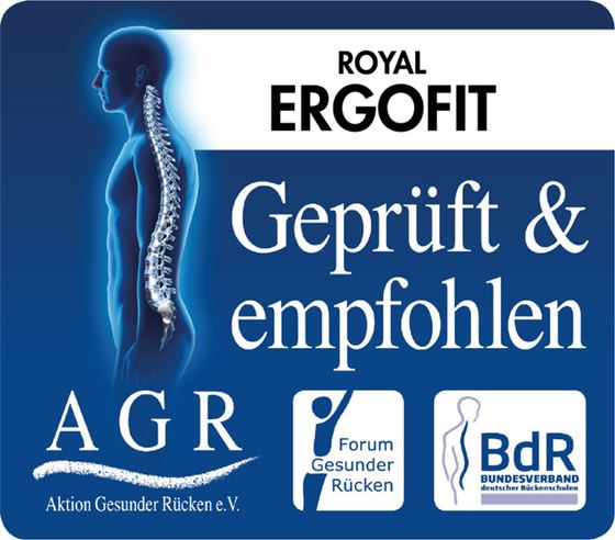KRZESŁO WESTFIELD ROYAL ERGOFIT AG DO 150 kg GRAFIT