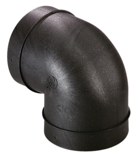 ZŁĄCZE KOLANKO RURY POWIETRZA  80 mm 90 STOPNI BG TRUMA