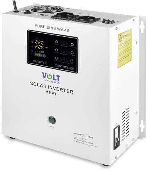 PRZETWORNICA SINUS PRO 1500S 12V +MPPT 40A