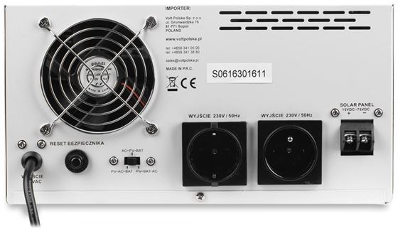 PRZETWORNICA SINUS PRO 1500S 12V +MPPT 40A