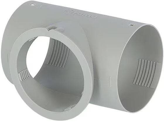 ZŁĄCZE TRÓJNIK RURY WYLOT POWIETRZA 65/72 mm LT TRUMA