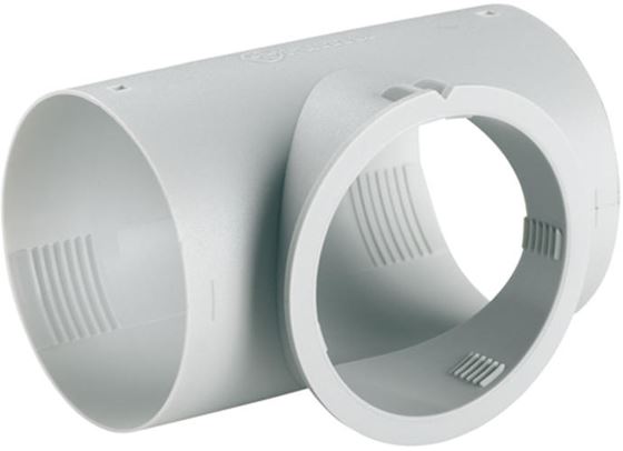 ZŁĄCZE TRÓJNIK RURY WYLOT POWIETRZA 65/72 mm LT TRUMA