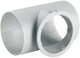 ZŁĄCZE TRÓJNIK RURY WYLOT POWIETRZA 65/72 mm LT TRUMA