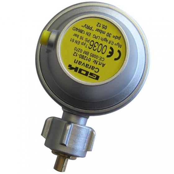 REDUKTOR GAZU GOK 30 mbar 0,8 kg/h KLF x G 1/4 LH-KN KĄTOWY