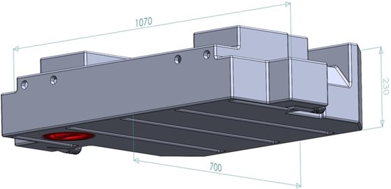 ZBIORNIK NA WODĘ 95L 24x70x107 cm SPRINTER,CRAFTER 17-