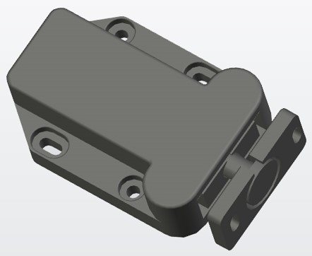 ZAMEK SZAFKI PUSH CZARNY 26-