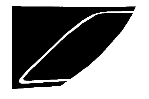 NAKLEJKA BOK TESSORO CZARNA /L/ PRZÓD