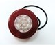 LAMPA TYŁ BENIMAR OKRAGŁA CZERWONO-BIAŁA