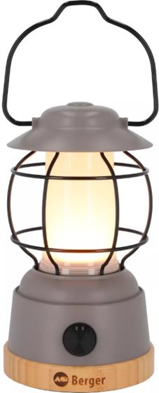 LAMPKA LED BERGER HOPUNI PRO LED Z POWERBANKIEM USB SZARA