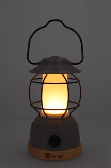 LAMPKA LED BERGER HOPUNI PRO LED Z POWERBANKIEM USB SZARA