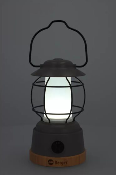 LAMPKA LED BERGER HOPUNI PRO LED Z POWERBANKIEM USB SZARA