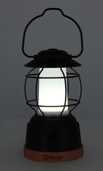 LAMPKA LED BERGER HOPUNI PRO LED Z POWERBANKIEM USB CZARNA