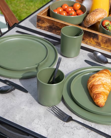 TALERZ BERGER BO-CAMP PATOM OBIADOWY ZIELONY 26cm