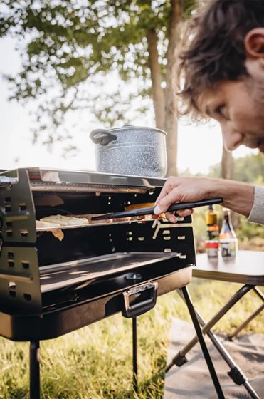 GRILL GAZOWY BERGER WALIZKA 30 mbar CZARNY