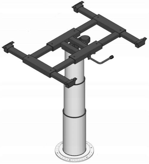 NOGA STOŁU OBROTOWA 600x482 mm OUTLET