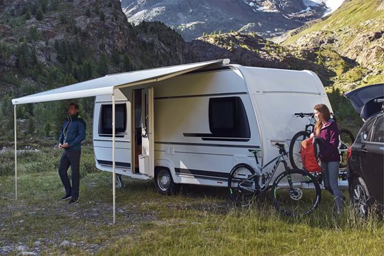MARKIZA 400 cm THULE OMNISTOR 6300 CZARNA MYSTIC GREY  Z ADAPTEREM DO DUCATO -07