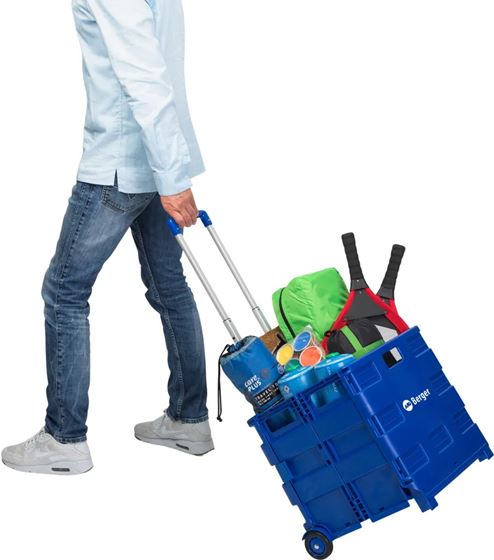 WÓZEK NA ZAKUPY BERGER XL SKŁADANY OUTLET