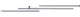 RURKA STELAŻA PRZEDSIONKA PIONOWA 165-250 cm 28 mm ALUMINIUM TELESKOPOWA