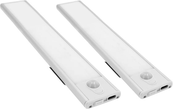 LAMPKA LED BERGER NIVARIA USB-C PODSZAFKOWA BIAŁA 32 cm 2 szt.