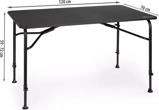 STÓŁ BERGER 120x70 cm TORNIO 3 KARBON SUPER LIGHT OUTLET