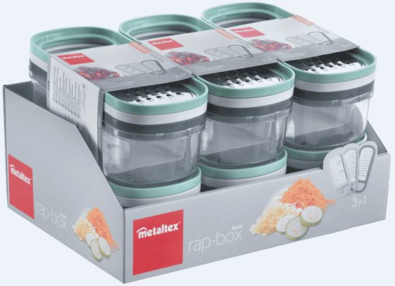 TARKA KUCHENNA Z PUDEŁKIEM 3 w 1 METALTEX