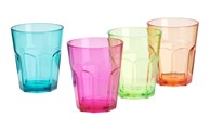 SZKLANKA FLAMEFIELD KOLOR 340 ml 4 szt.
