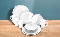 ZESTAW OBIADOWY BERGER SILENZA OPAL GLASS 16 szt.