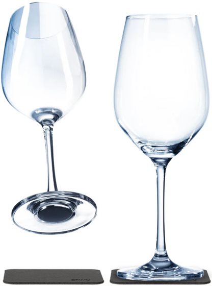 KIELISZKI DO WINA SILWY MAGNETYCZNE 400 ml 2 szt.