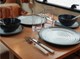 ZESTAW OBIADOWY GRANITE-GREY 12 szt.