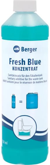 PŁYN BERGER FRESH BLUE DO KASETY TOALETY KONCENTRAT 750 ml
