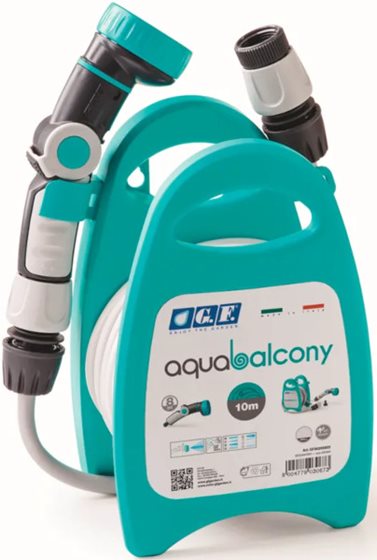 WĄŻ DO WODY 11,5 m G.F. AQUABALCONY MINI HOSE BOX TURKUS