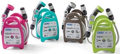 WĄŻ DO WODY 11,5 m G.F. AQUABALCONY MINI HOSE BOX TURKUS