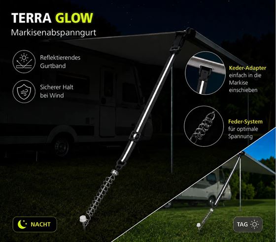 PAS SZTORMOWY BERGER TERRAGLOW ODBLASKOWY 1 szt.