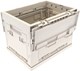 ORGANIZER BERGER CAMPER BOX L PUDEŁKO Z POKRYWĄ SZARY 30L