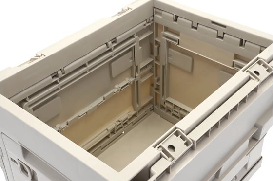 ORGANIZER BERGER CAMPER BOX L PUDEŁKO Z POKRYWĄ SZARY 30L