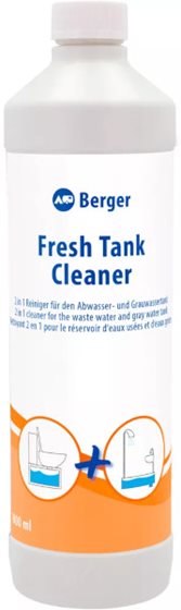 PŁYN BERGER FRESH TANK CLEANER DO CZYSZCZENIA ZBIORNIKA SZAREJ WODY I KASETY TOALETY 1l
