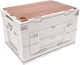ORGANIZER BERGER CAMPER BOX XL PUDEŁKO Z POKRYWĄ SZARY 60L