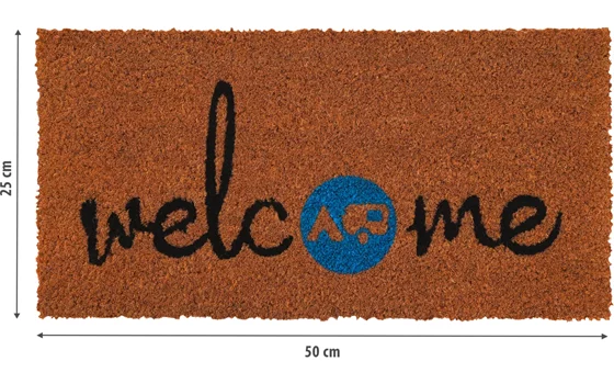 WYCIERACZKA DO BUTÓW BERGER WELCOME KOKOSOWA 50x25 cm