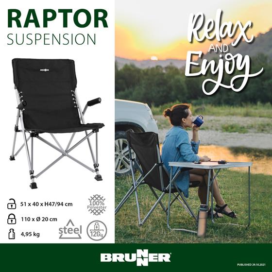 KRZESŁO BRUNNER RAPTOR SUSPENSION DO 120 kg