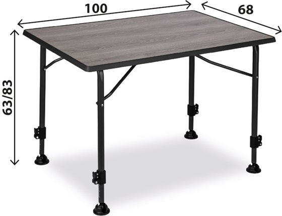 STÓŁ BRUNNER LINEAR GREYWOOD 100