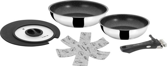 GARNEK ZESTAW BRUNNER ACADEMY DOUBLE PAN 20/22 cm